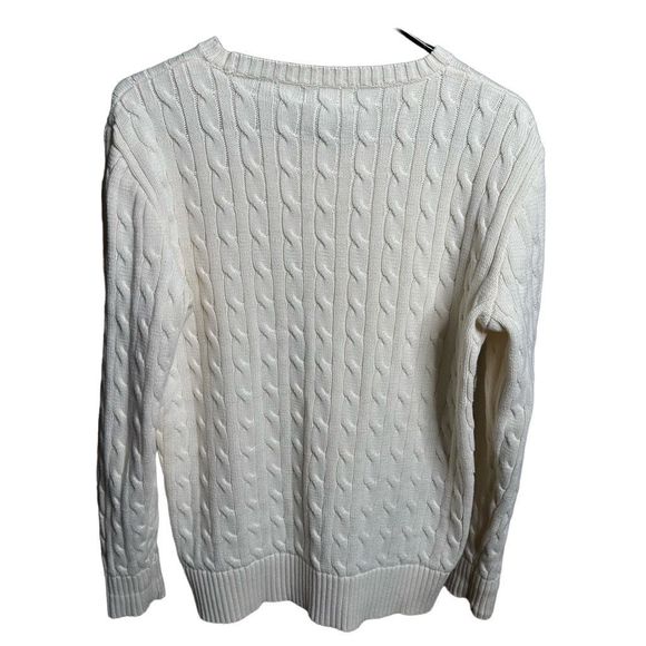 Vintage Polo Ralph Lauren Cable Knit Sweater Womens XL - Picture 3 of 4